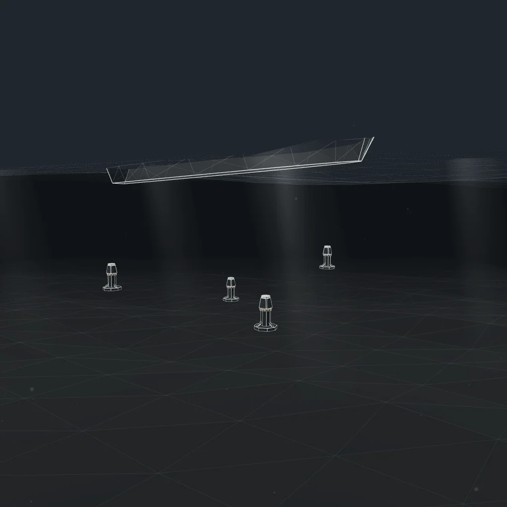 Conceptual illustration: beneath the surface.